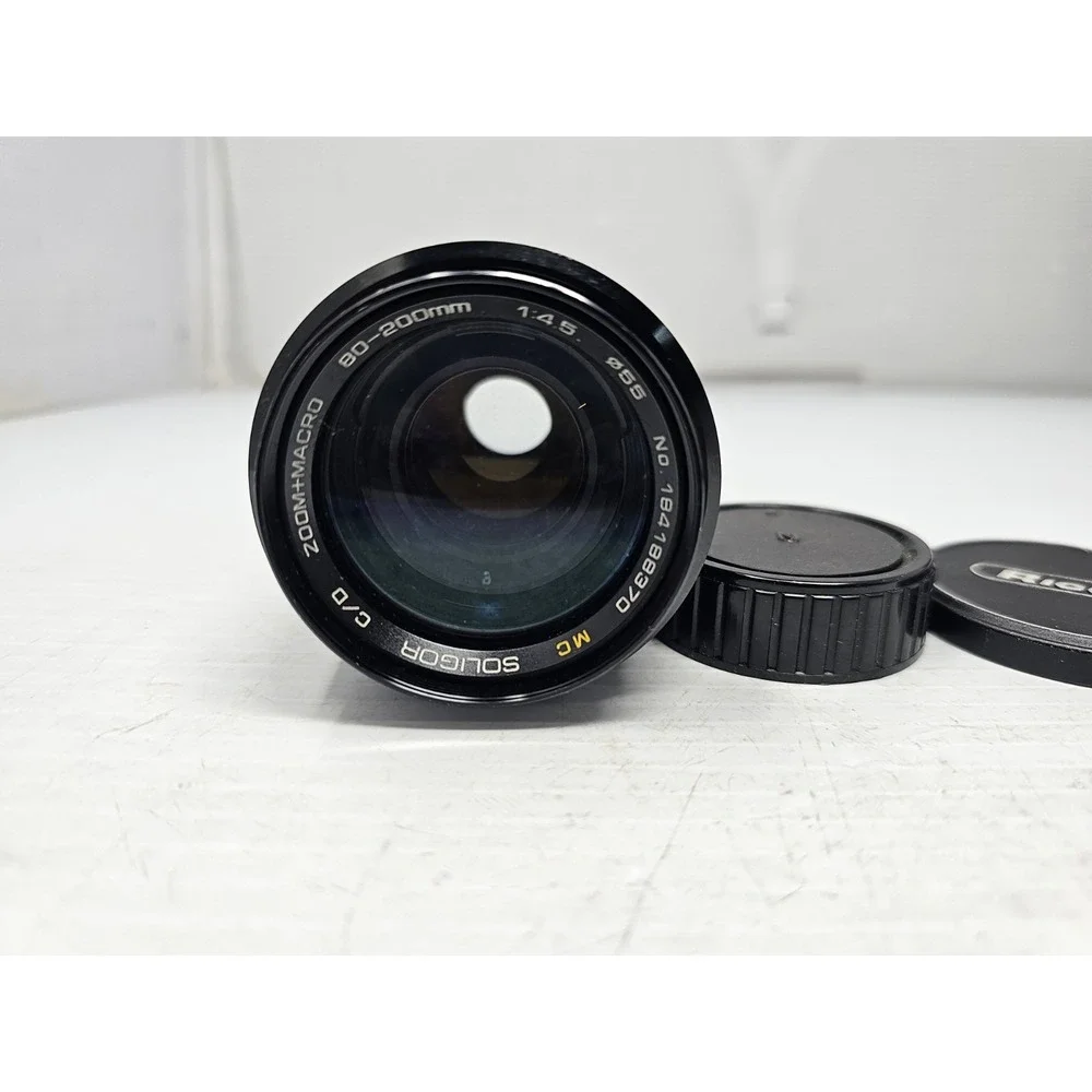 MC Soligor 80-200mm F1:4.5 MC Zoom Macro C/D Lens Tested‎ Working NM